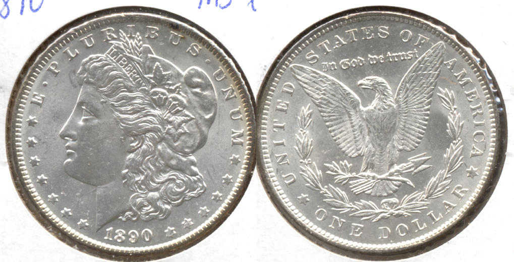 1890 Morgan Silver Dollar MS-63 a