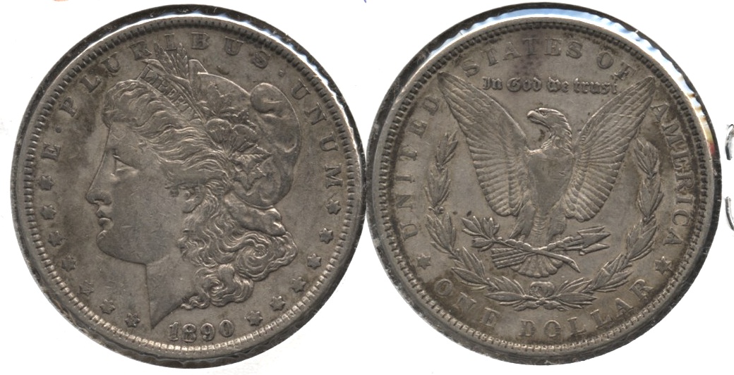 1890 Morgan Silver Dollar VF-20 e
