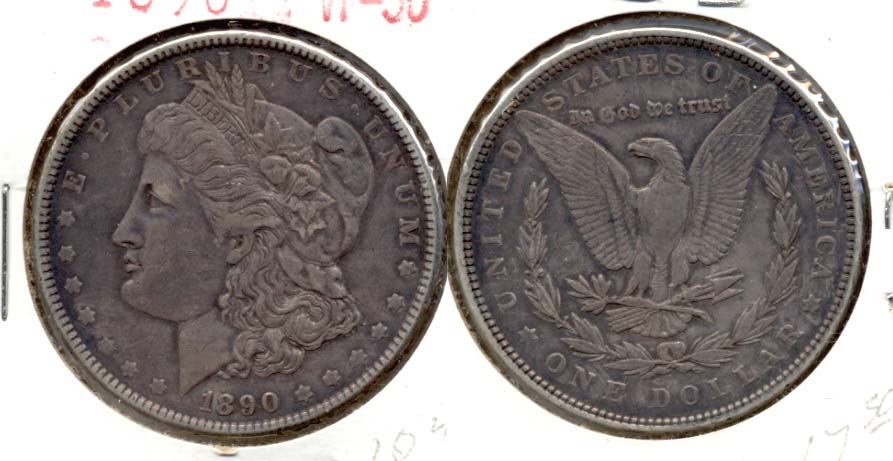 1890 Morgan Silver Dollar VF-30