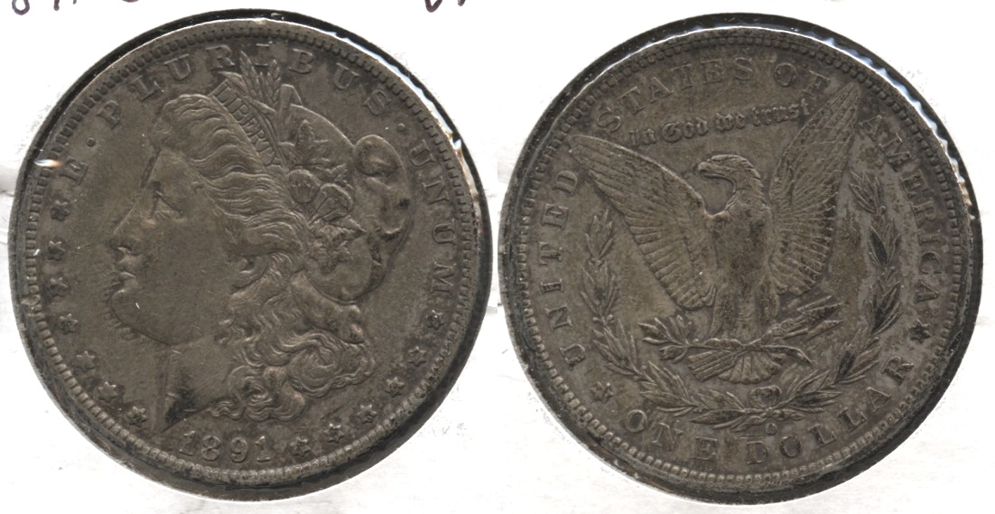 1891-O Morgan Silver Dollar VF-20 #a