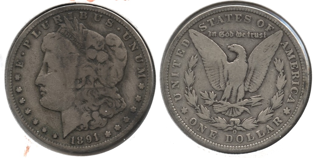 1891-O Morgan Silver Dollar VG-8 c