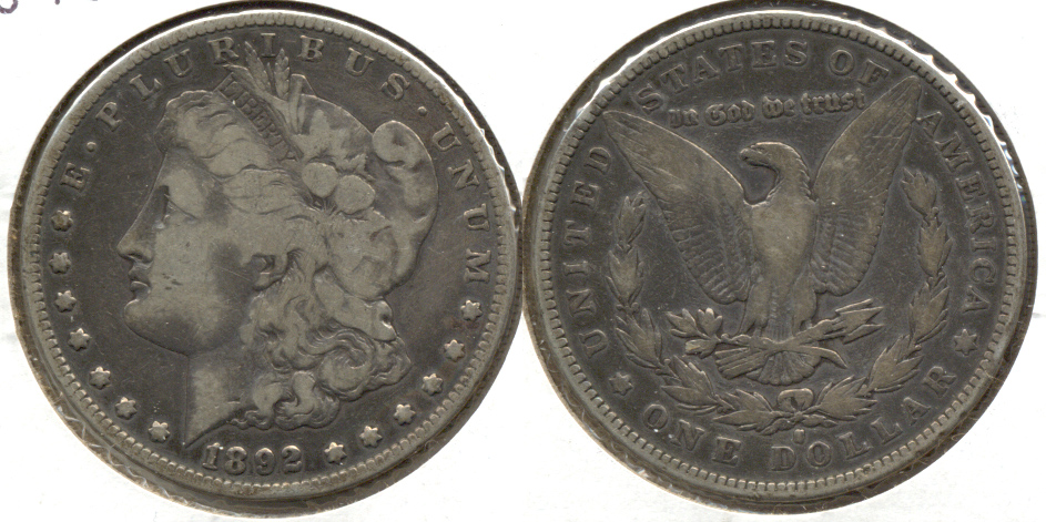 1892-S Morgan Silver Dollar VG-8