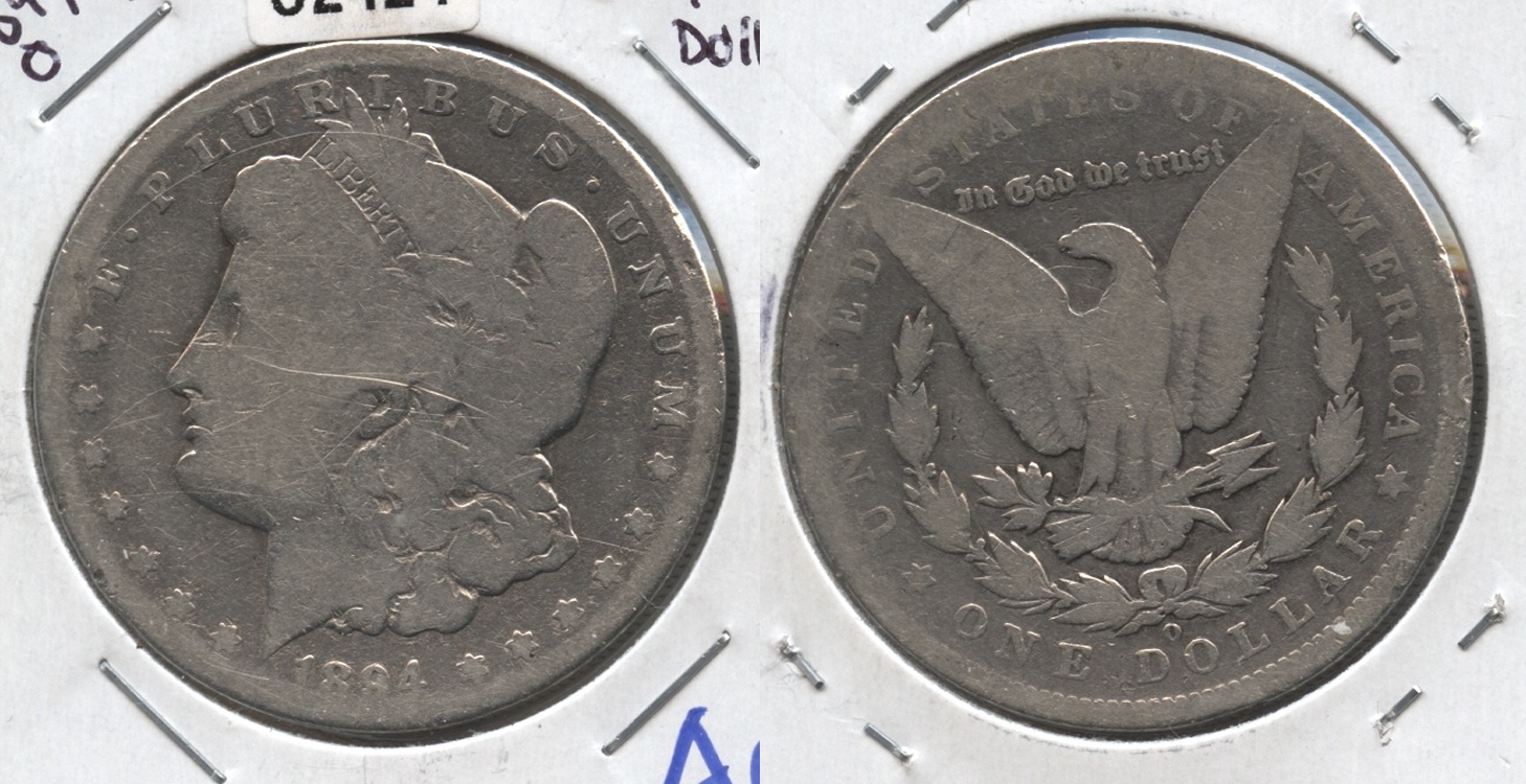 1894-O Morgan Silver Dollar AG-3 #c