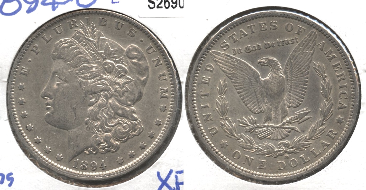 1894-O Morgan Silver Dollar EF-40 #e