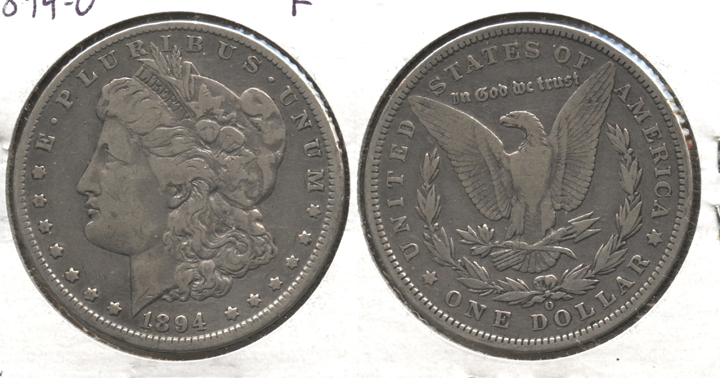 1894-O Morgan Silver Dollar Fine-12 #c