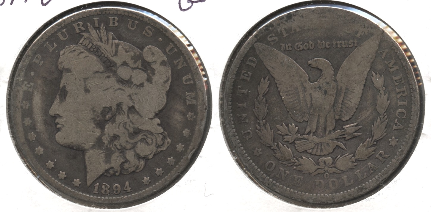1894-O Morgan Silver Dollar Good-4 #f