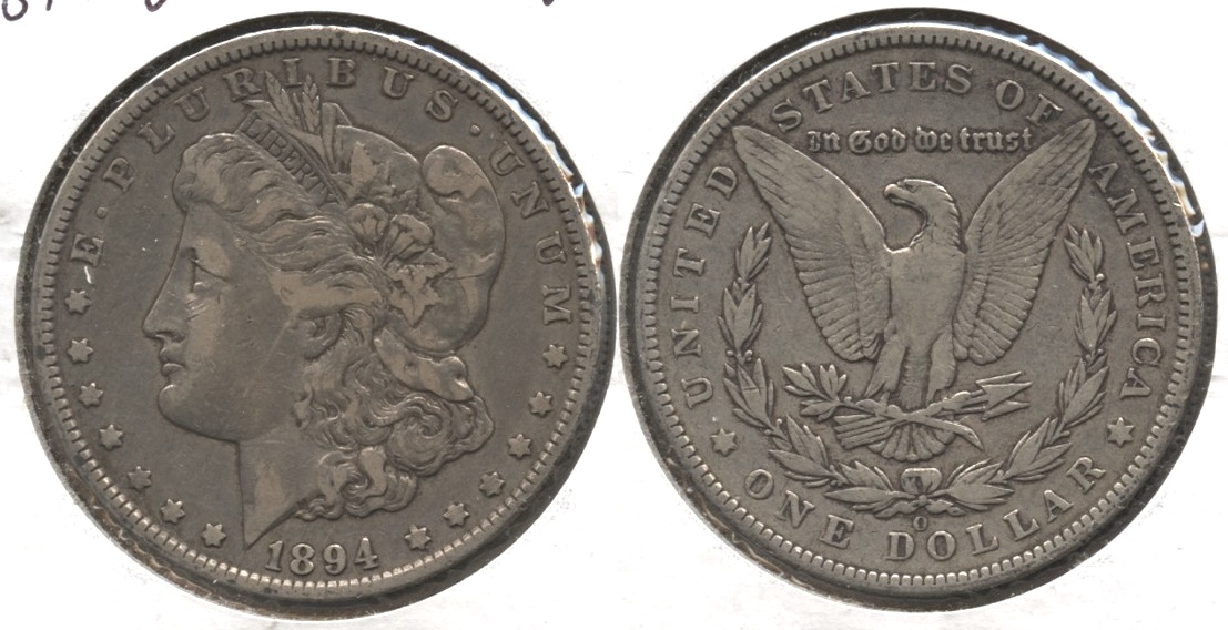 1894-O Morgan Silver Dollar VF-20 #d