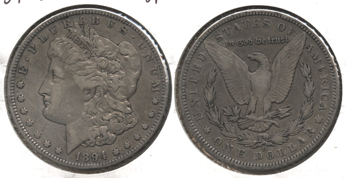 1894-O Morgan Silver Dollar VF-20 #e