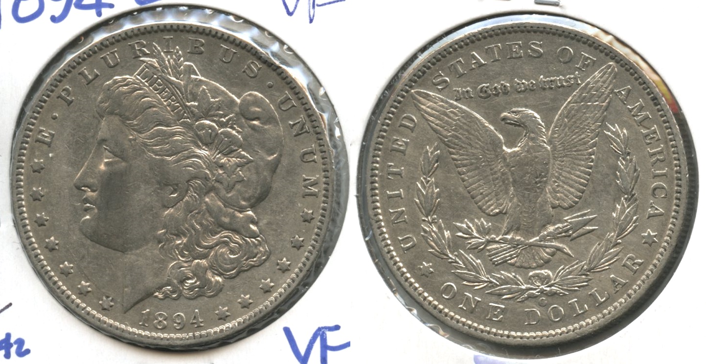 1894-O Morgan Silver Dollar VF-20 #k