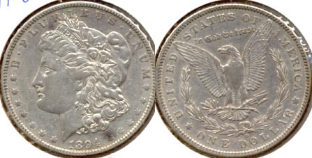 1894-O Morgan Silver Dollar VF-30