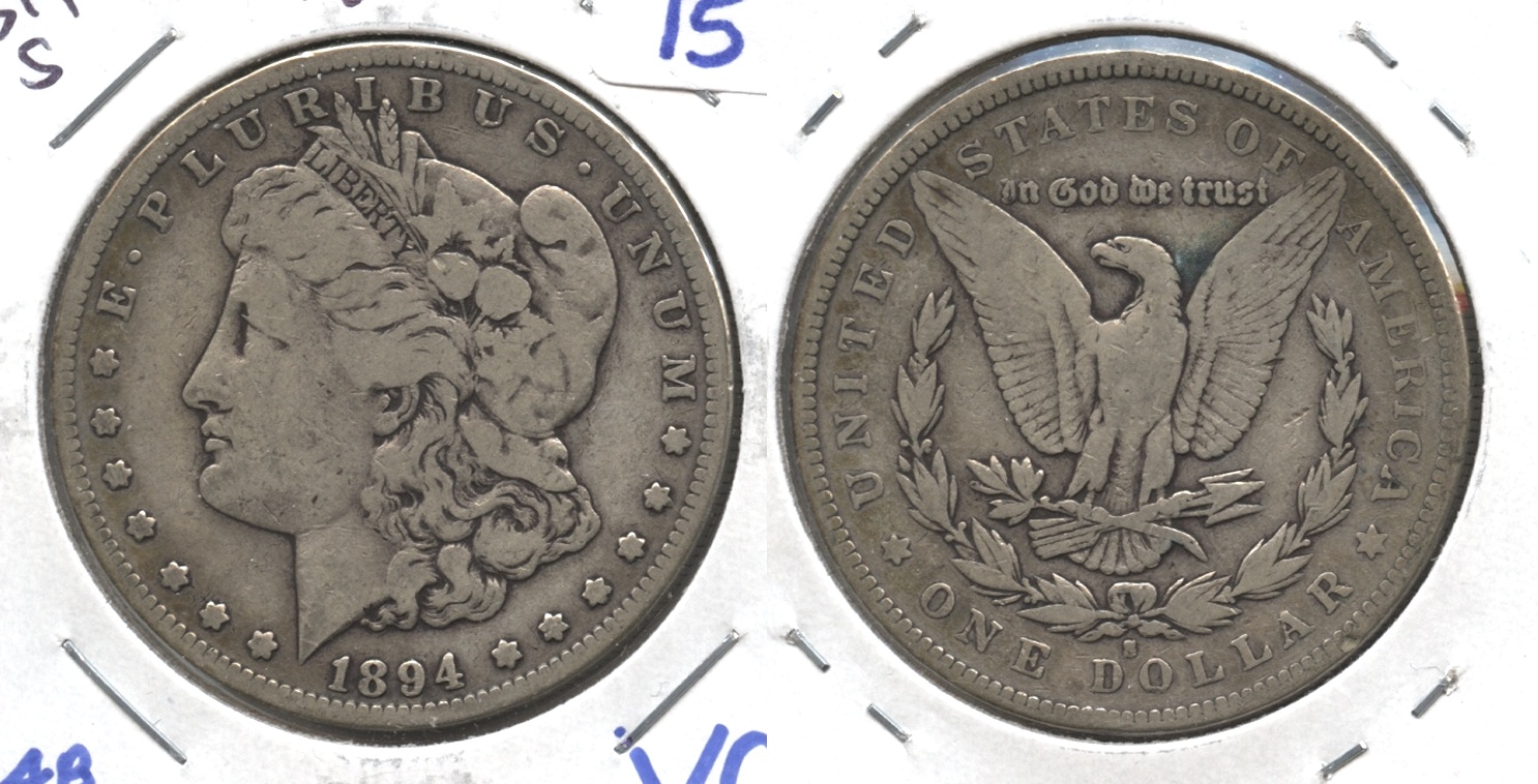 1894-S Morgan Silver Dollar VG-8