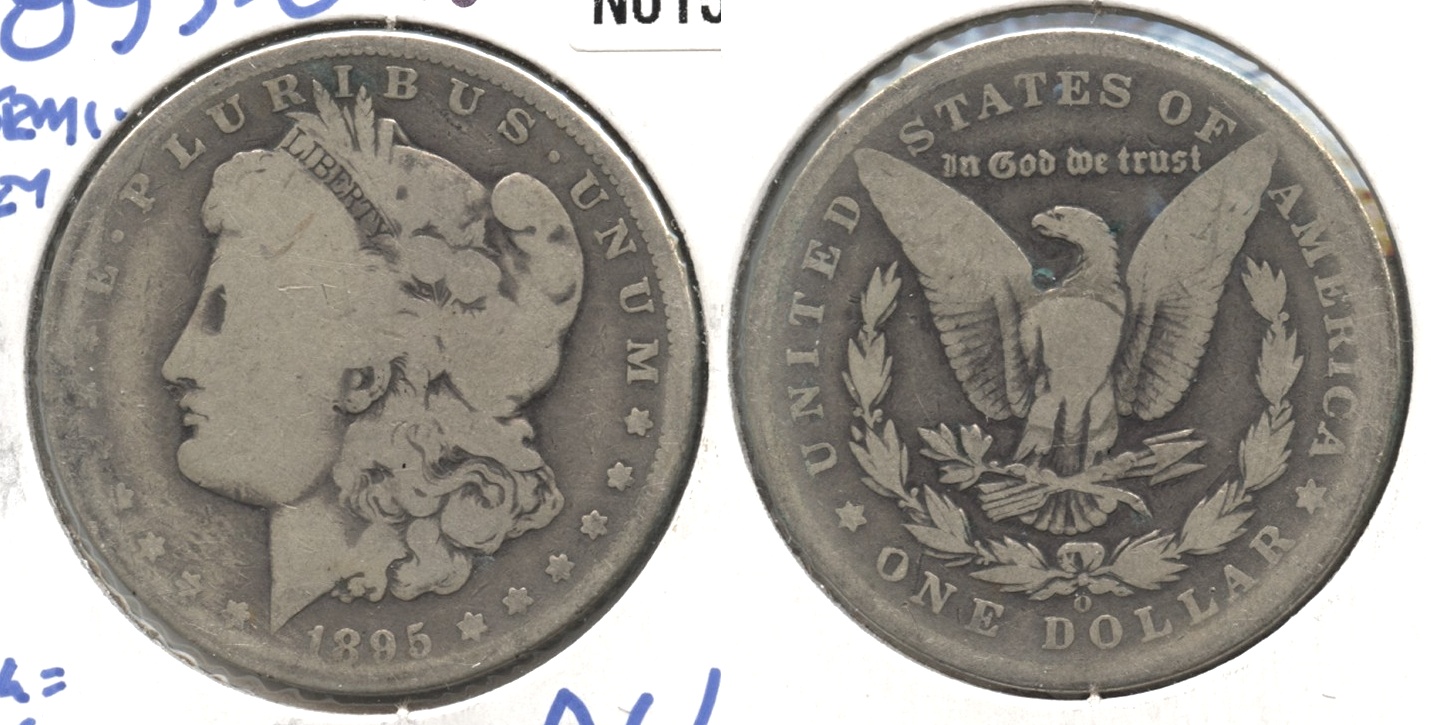 1895-O Morgan Silver Dollar AG-3