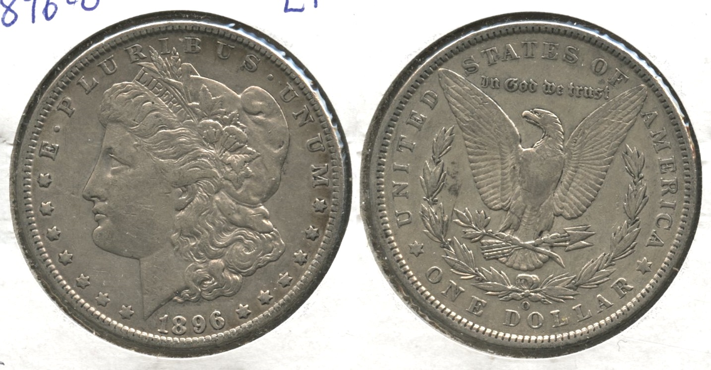 1896-O Morgan Silver Dollar EF-40 #f