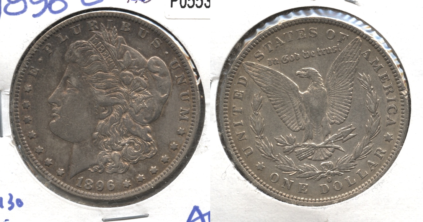 1896-O Morgan Silver Dollar EF-45 #a