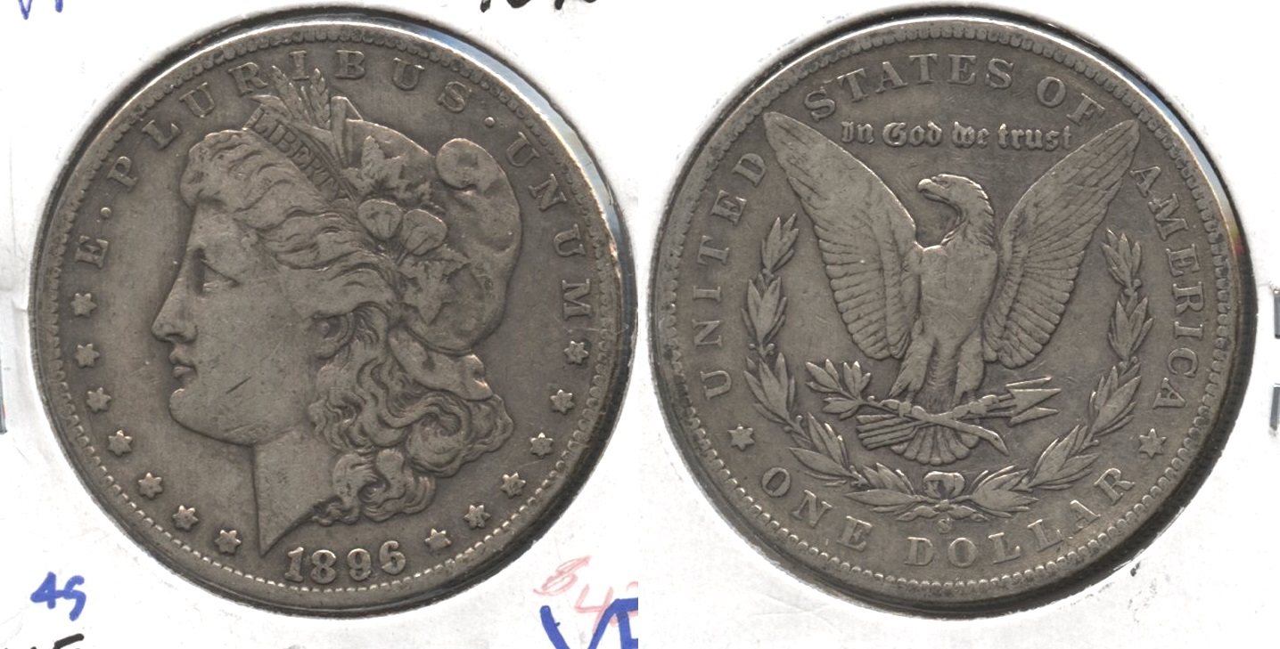 1896-S Morgan Silver Dollar VF-20