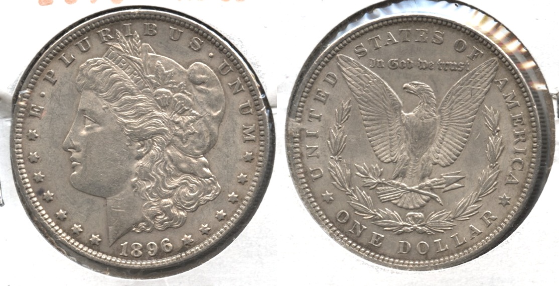 1896 Morgan Silver Dollar AU-50 #az