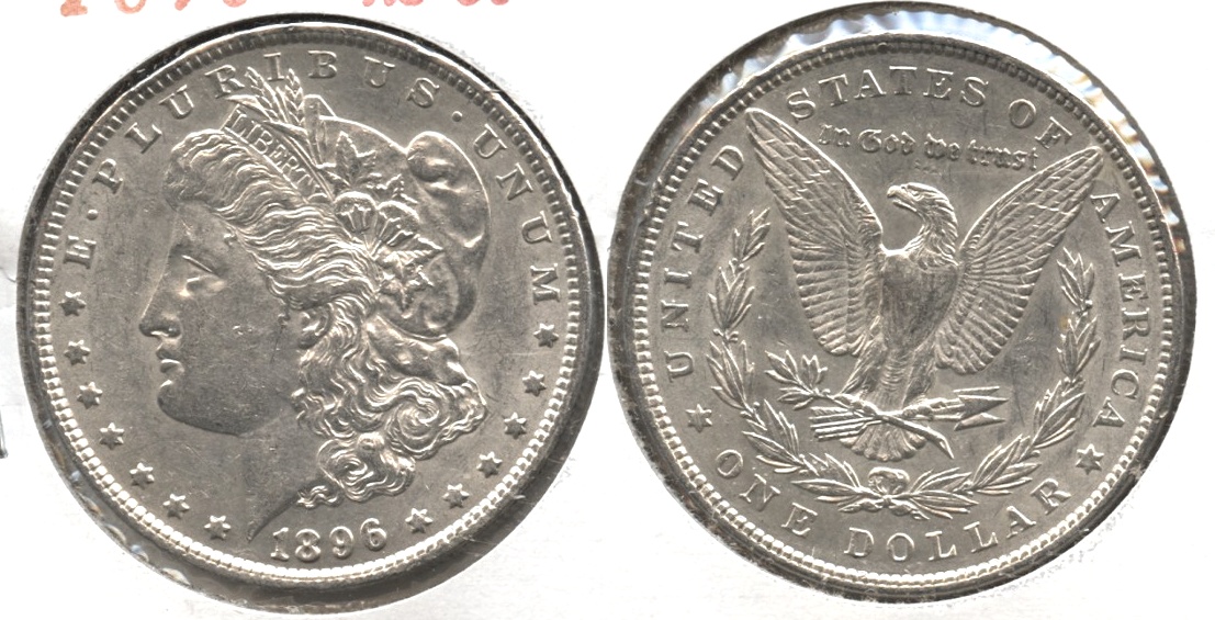 1896 Morgan Silver Dollar AU-50 #ba