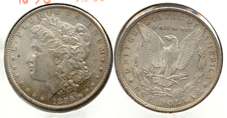 1896 Morgan Silver Dollar AU-50 i