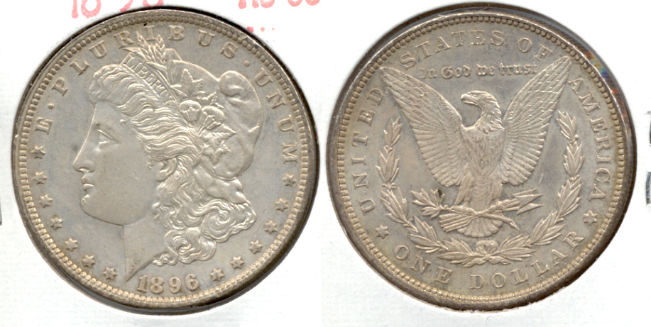 1896 Morgan Silver Dollar AU-50 k