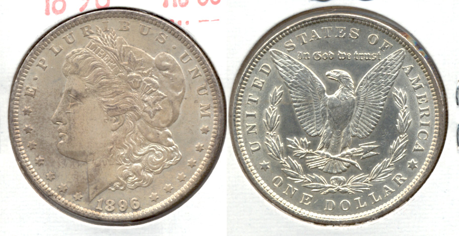 1896 Morgan Silver Dollar AU-50 l