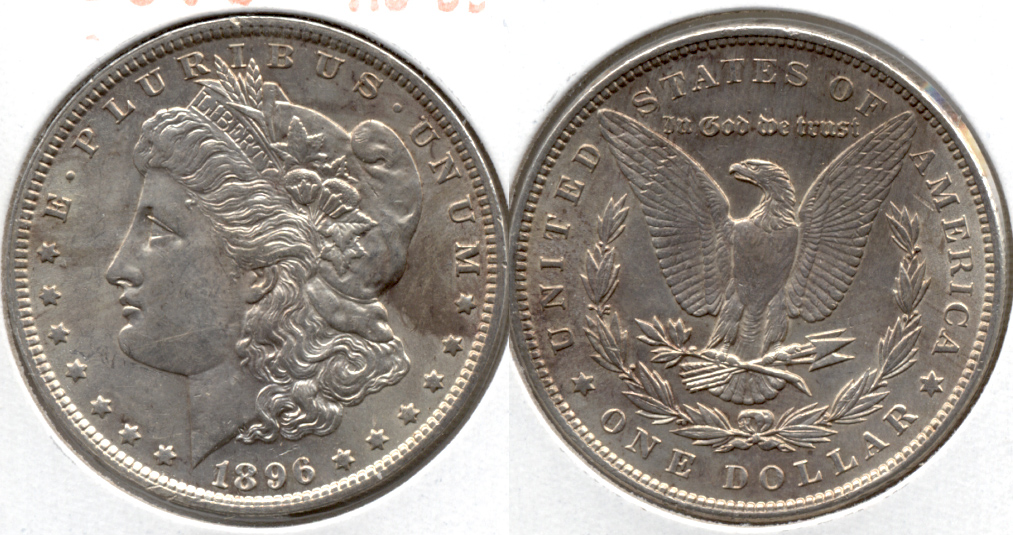 1896 Morgan Silver Dollar AU-50 z