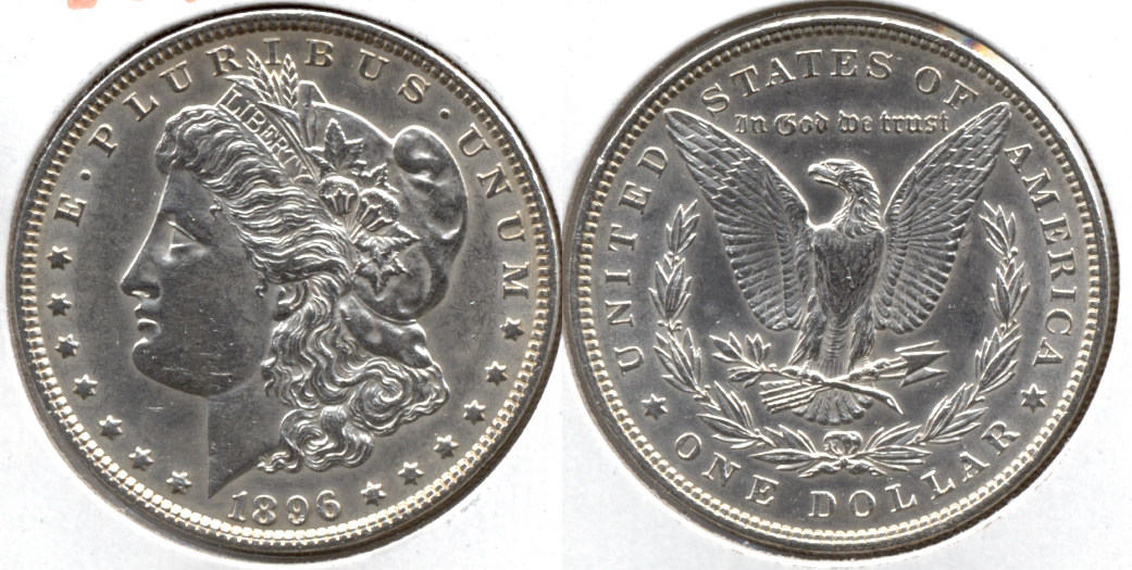 1896 Morgan Silver Dollar AU-55 i
