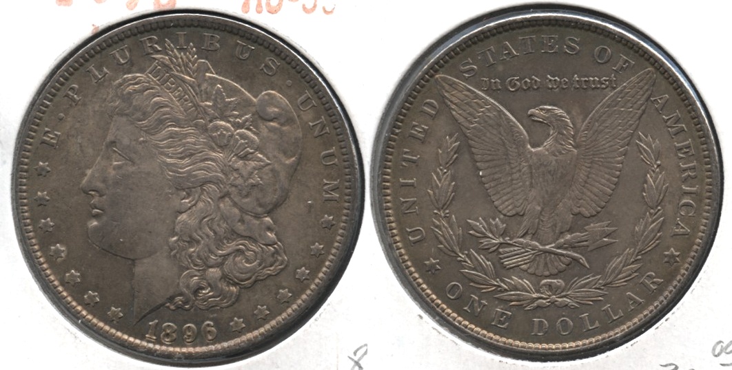 1896 Morgan Silver Dollar AU-55 #k