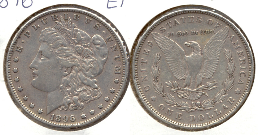 1896 Morgan Silver Dollar EF-40 a