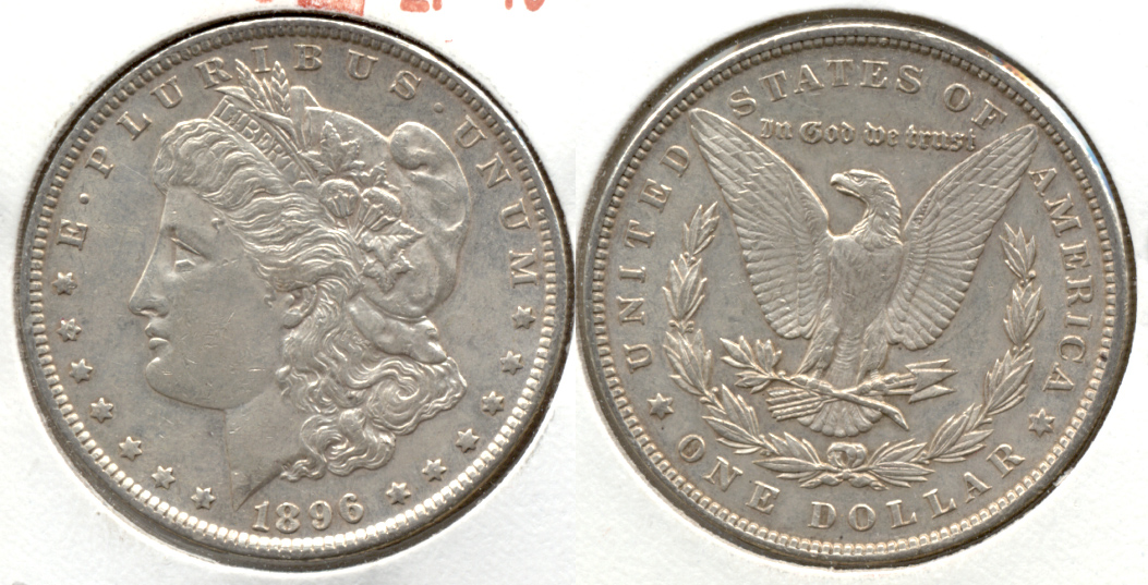 1896 Morgan Silver Dollar EF-40 af