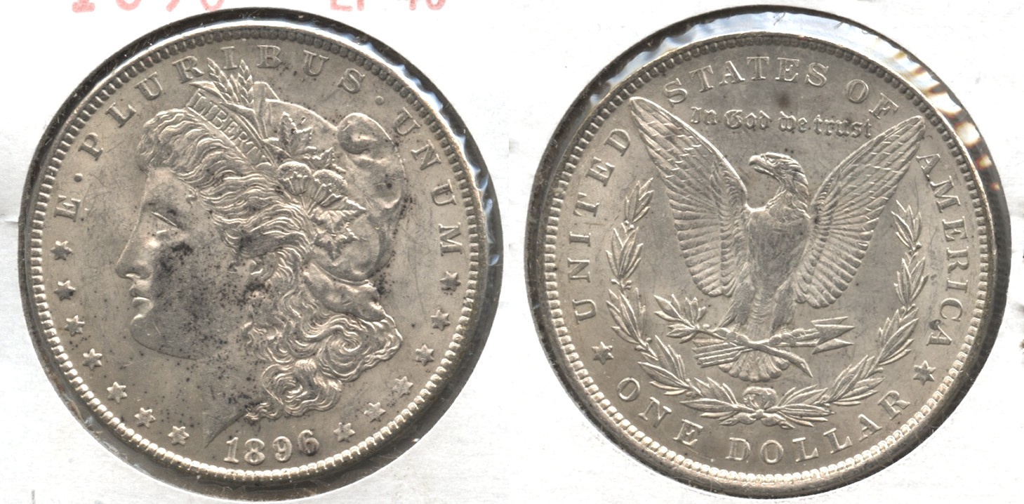 1896 Morgan Silver Dollar EF-40 #bd