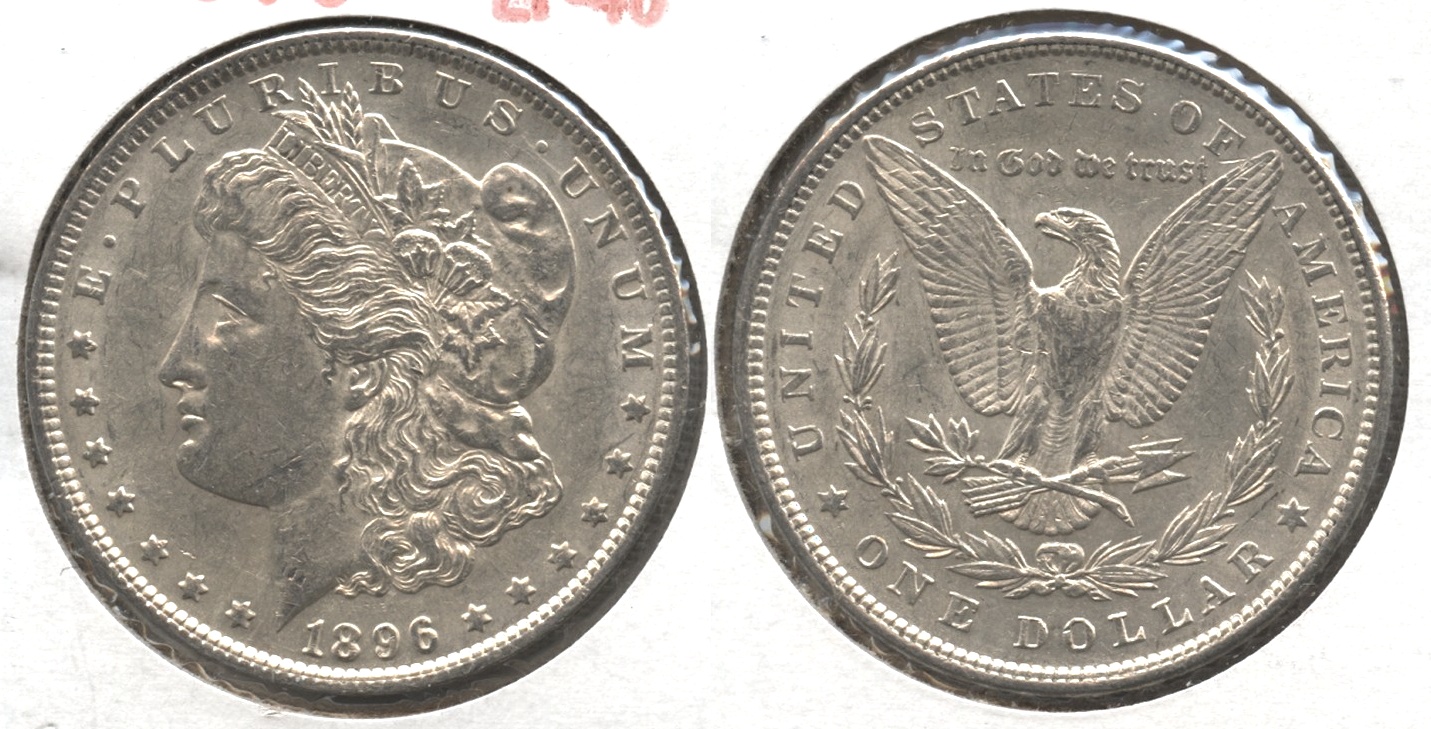 1896 Morgan Silver Dollar EF-40 #be