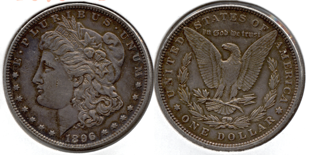 1896 Morgan Silver Dollar EF-45 z