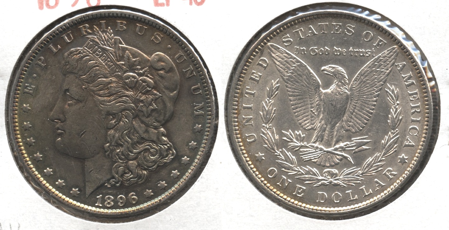 1896 Morgan Silver Dollar EF-45 #au