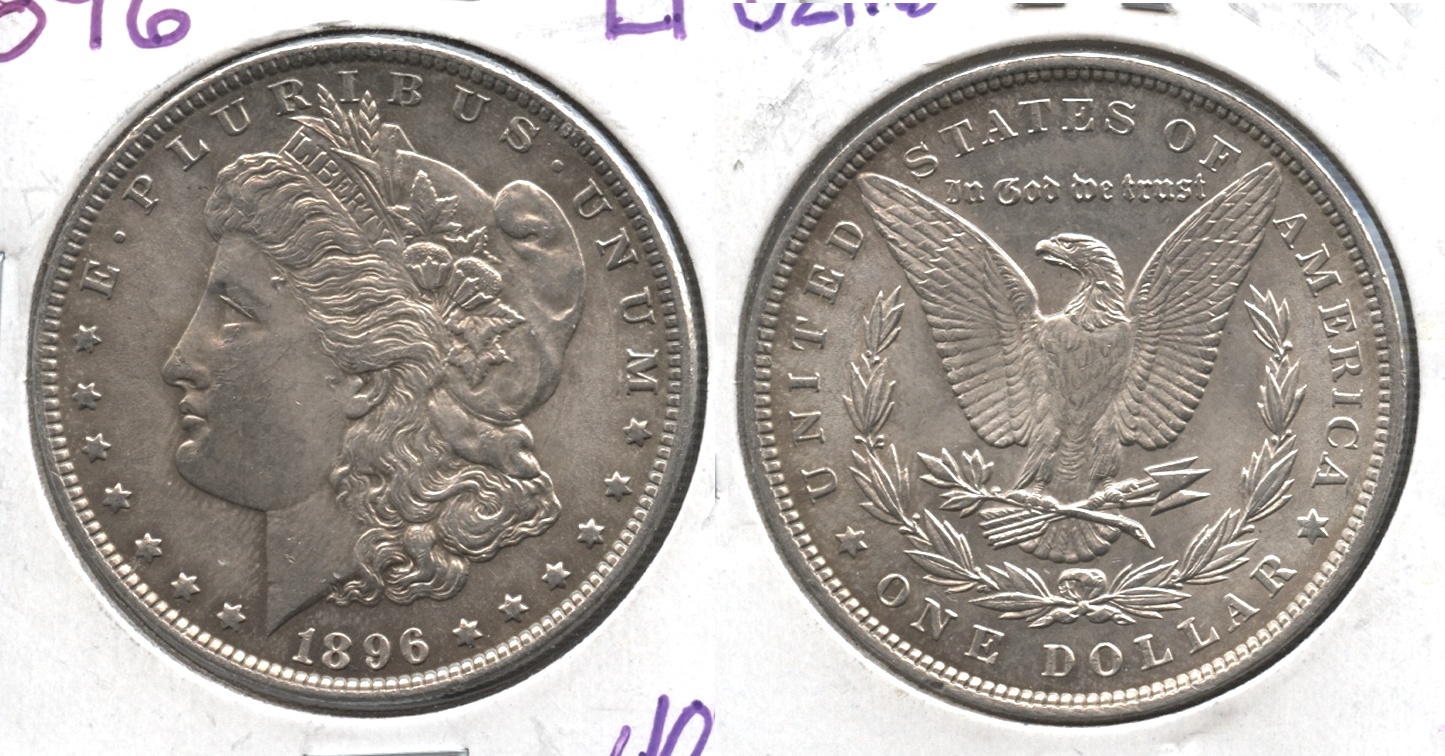 1896 Morgan Silver Dollar EF-45 #ax