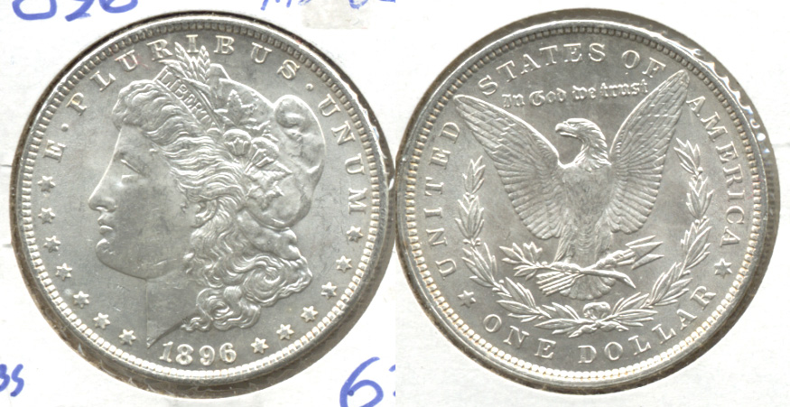 1896 Morgan Silver Dollar MS-62