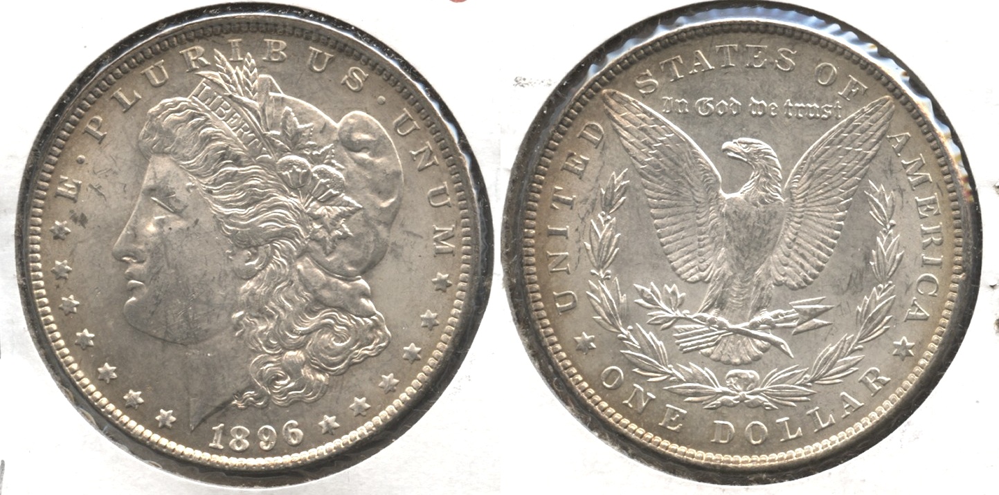 1896 Morgan Silver Dollar MS-62 #d