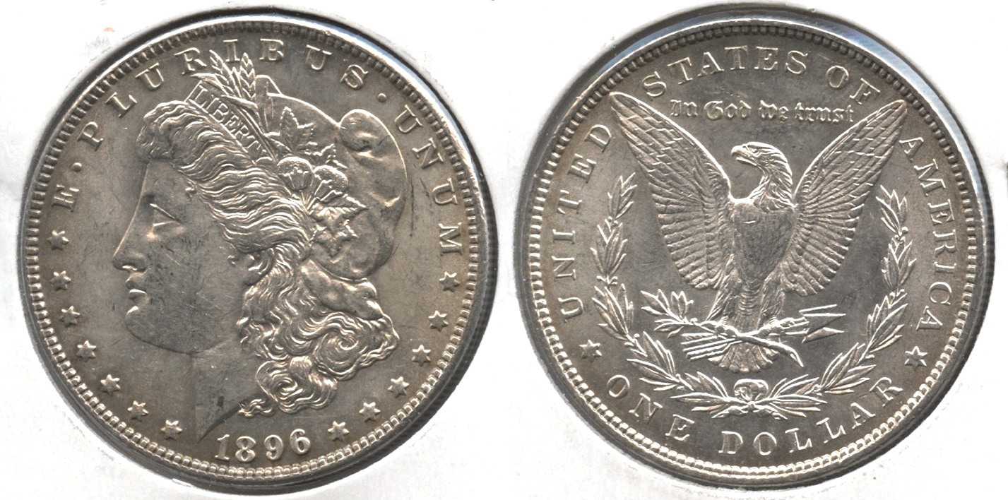 1896 Morgan Silver Dollar MS-62 #e