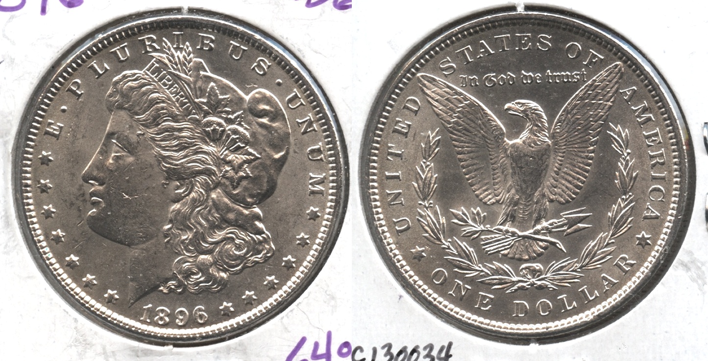 1896 Morgan Silver Dollar MS-62 #h