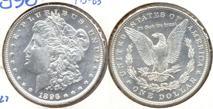 1896 Morgan Silver Dollar MS-63 e
