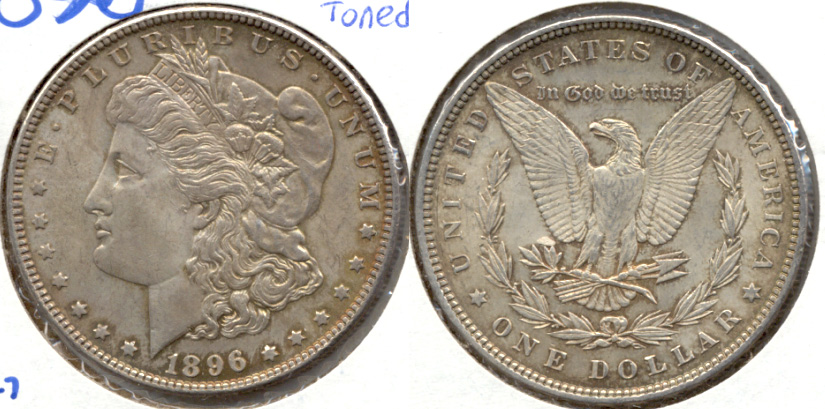 1896 Morgan Silver Dollar MS-63 f