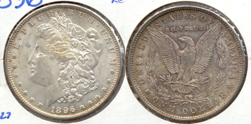 1896 Morgan Silver Dollar MS-63 h