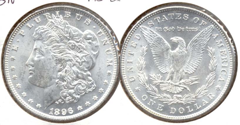 1896 Morgan Silver Dollar MS-63 l