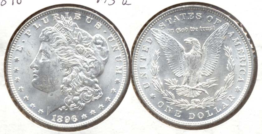 1896 Morgan Silver Dollar MS-63 o