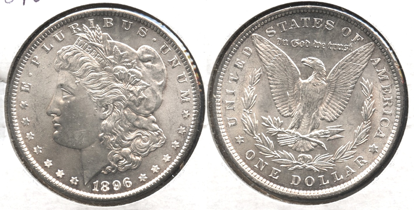 1896 Morgan Silver Dollar MS-63 #t