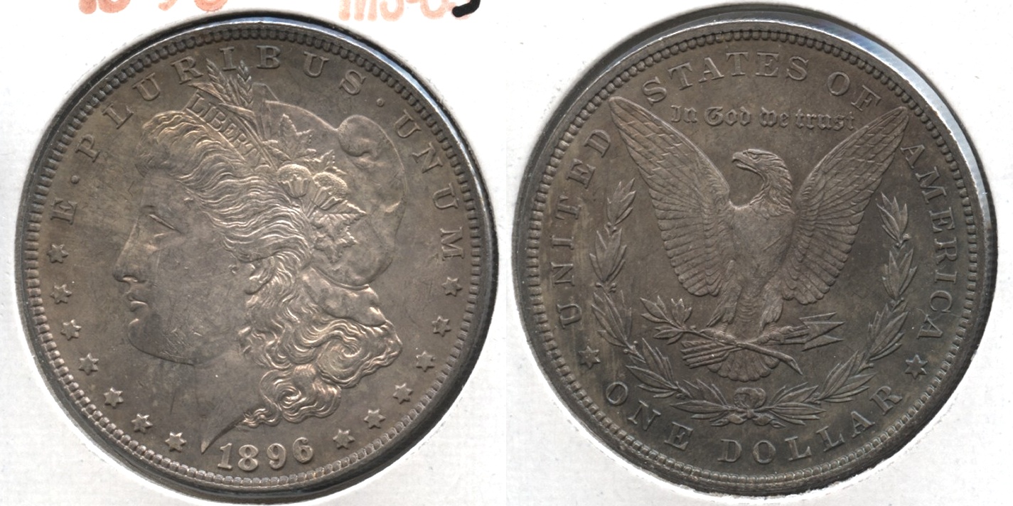 1896 Morgan Silver Dollar MS-63 #v