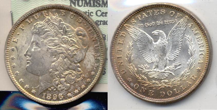 1896 Morgan Silver Dollar MS-64 a