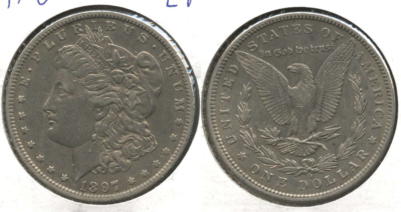 1897-O Morgan Silver Dollar EF-40 #b
