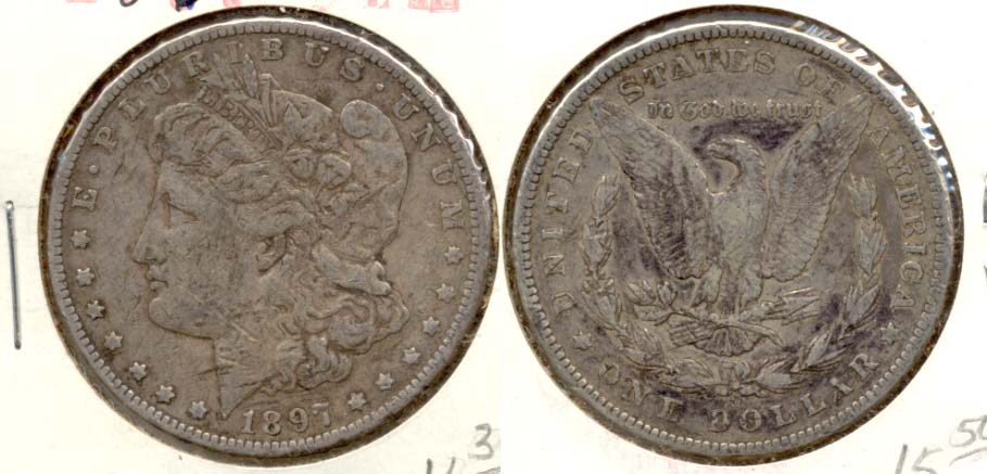 1897-O Morgan Silver Dollar Fine-12