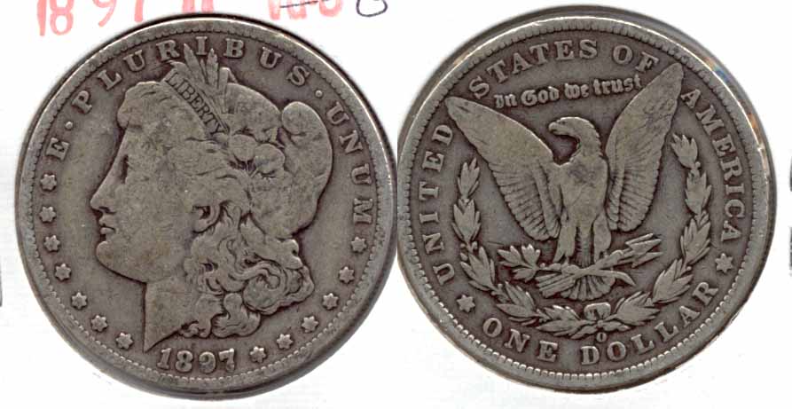 1897-O Morgan Silver Dollar Good-4