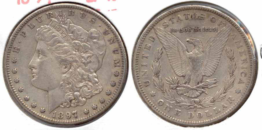 1897-S Morgan Silver Dollar EF-40
